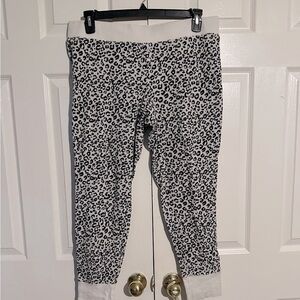 Leopard Print Pajama Bottoms